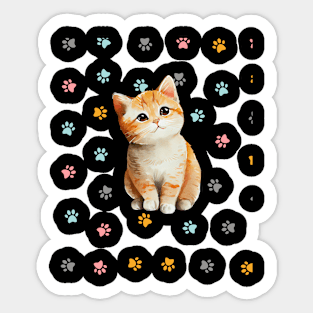 Cats cute Sticker